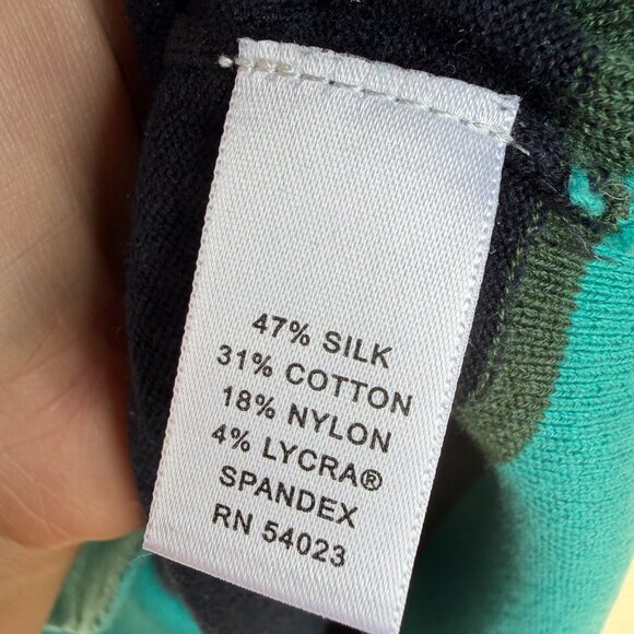 Banana Republic X Issa London Colorblock Sweater with Pearlized Button detail - Picture 6 of 9